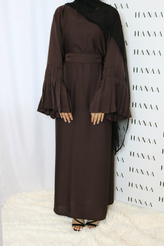 Arwa Embellished Open Abaya