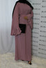 The Flare Sleeve Closed Abaya - Vintage Pink