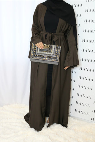 Hawa Embroidered Closed Abaya